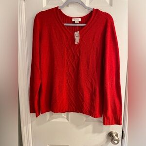 Vintage 2006 Christopher & Banks Acrylic Sweater Size XL New With Tags.